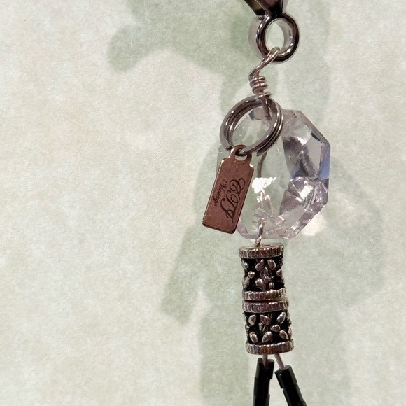 Purse Charm/ Keychain- Rhinestone Rose- Handmade - Picture 9 of 11